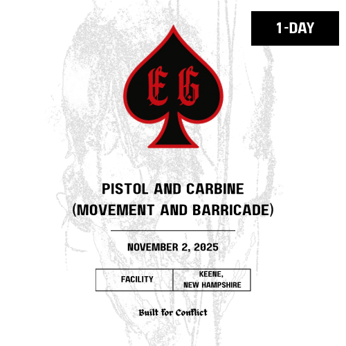 November 2, 2025 Pistol-Carbine Movement & Barricade