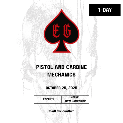 October 25, 2025 Pistol & Carbine Mechanics